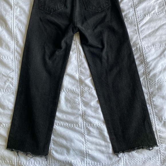 Raw-hemmed black jeans - Picture 4 of 4